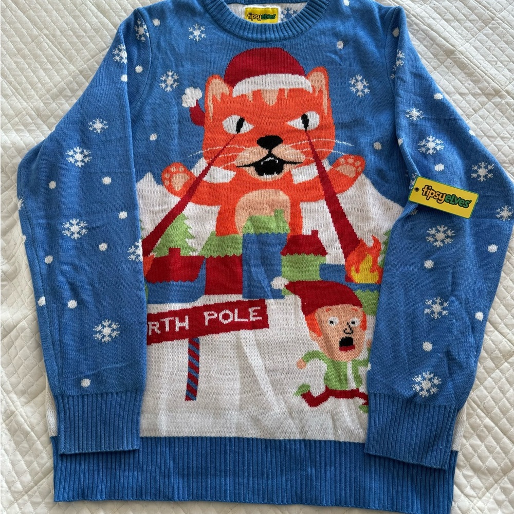 Tipsy Elves Ugly Christmas sweater XXL - Picture 2 of 5
